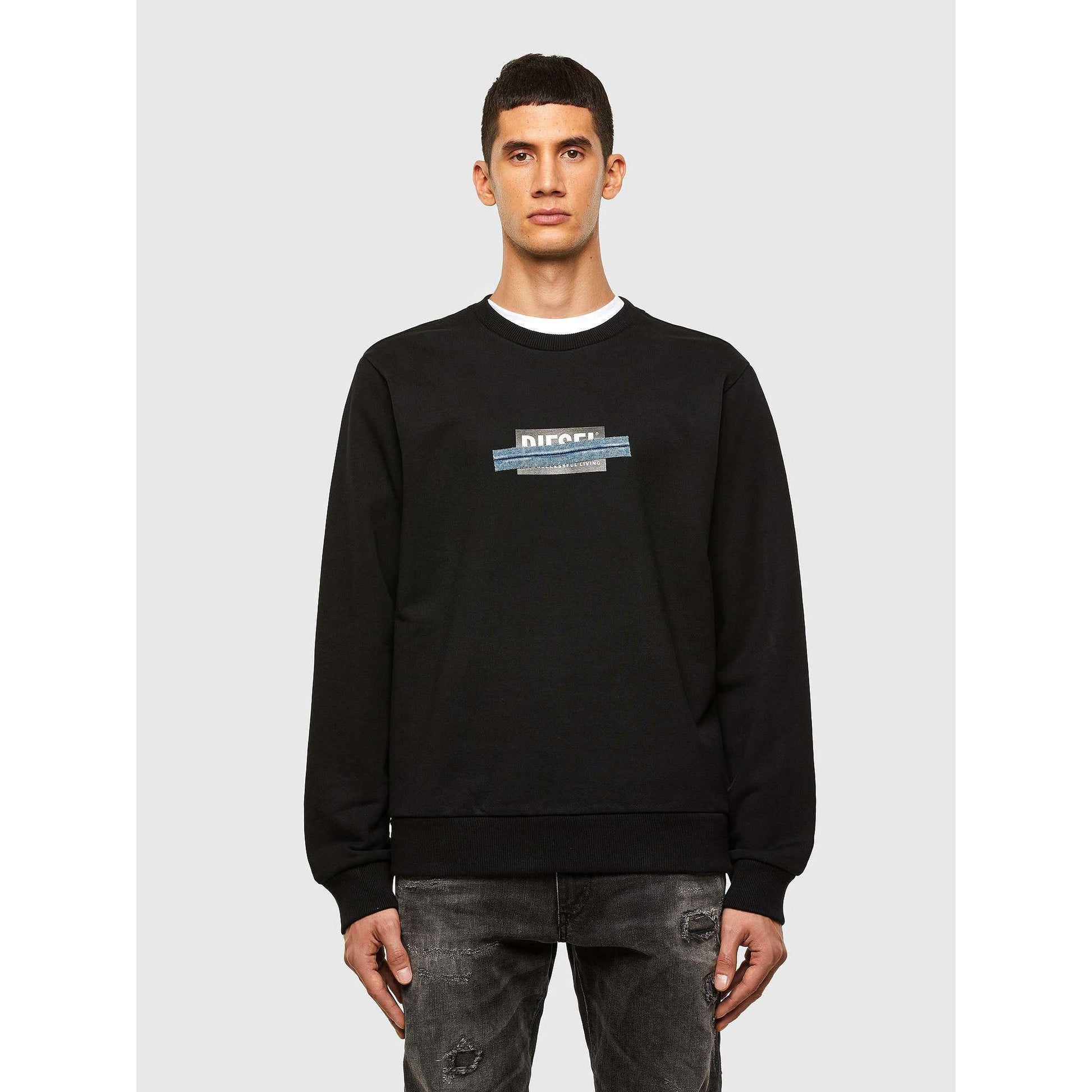 Diesel Uomo Felpa S-Girk-Hood-N83