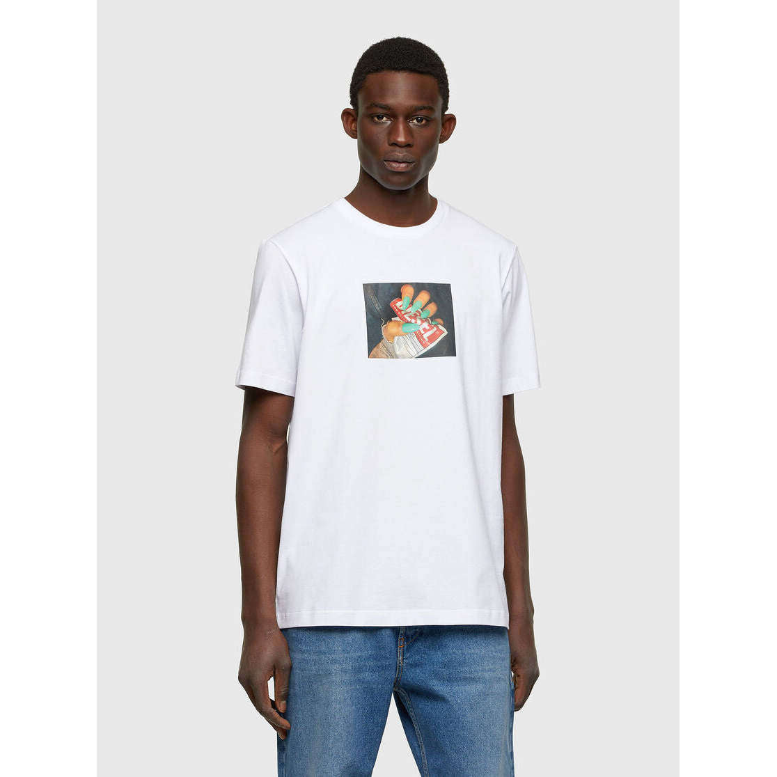 DIESEL UOMO T-SHIRT T-JUST-A36