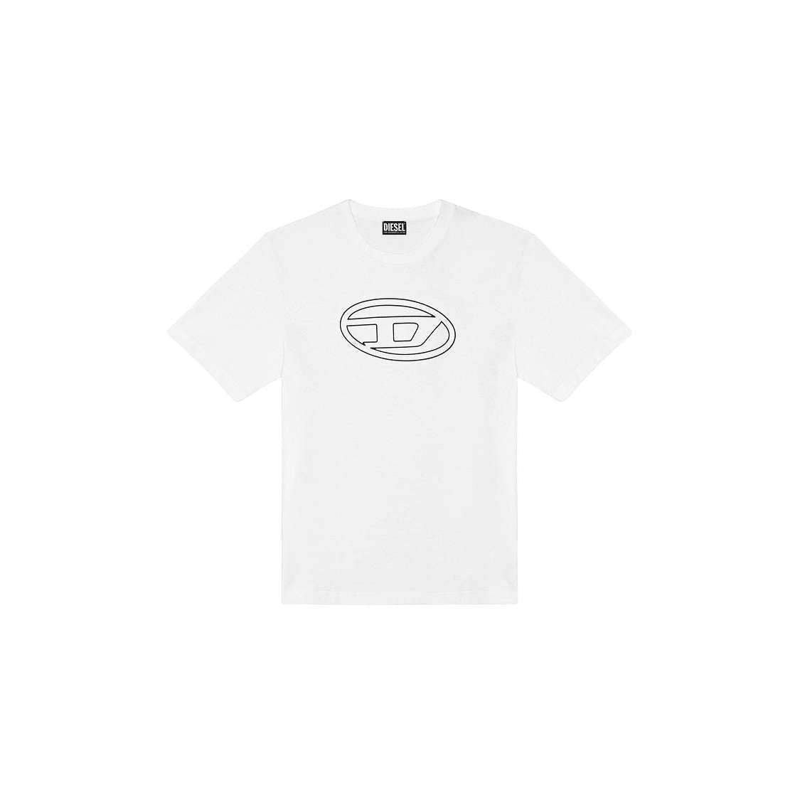 Diesel Uomo T-shirt t-just-bigoval A03789-0BEAF 100