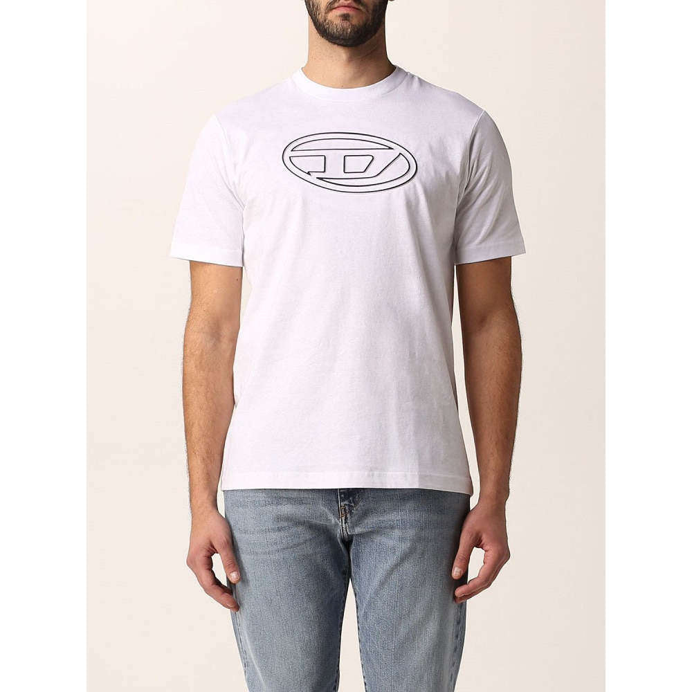 Diesel Uomo T-shirt t-just-bigoval A03789-0BEAF 100