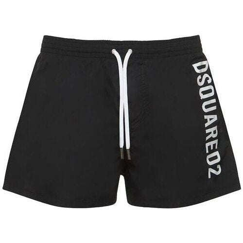 Dsquared Uomo Costume Boxer Nero D7B644820