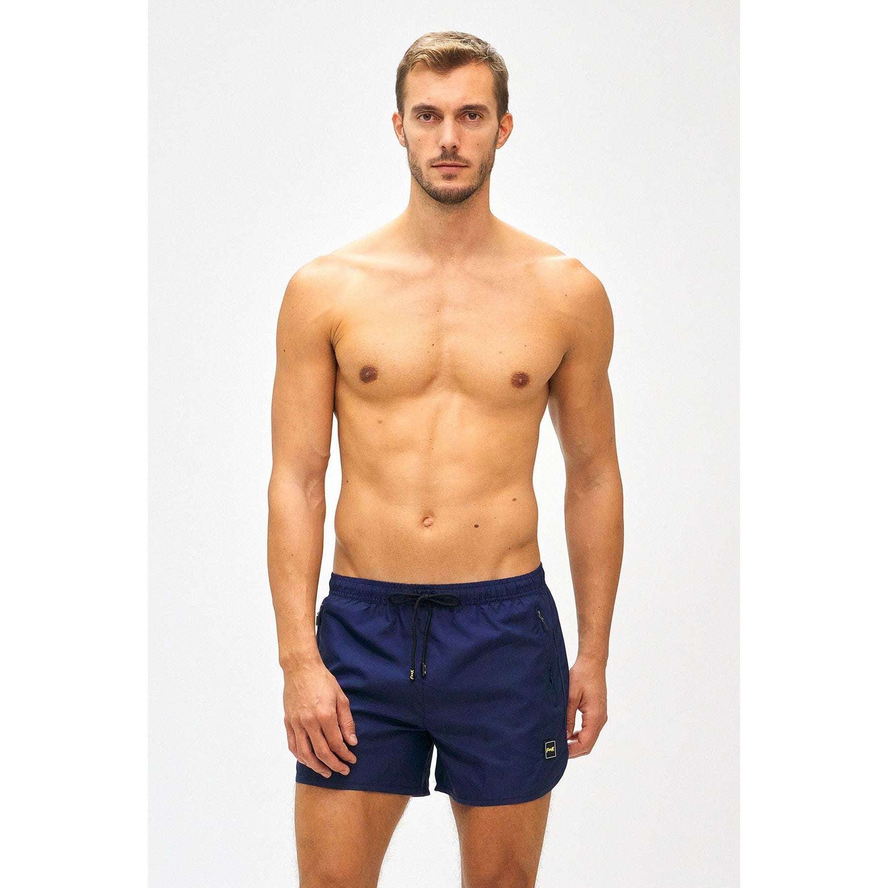 F**k Costume da Uomo Short con Zip Laterali colore Blu Collezione