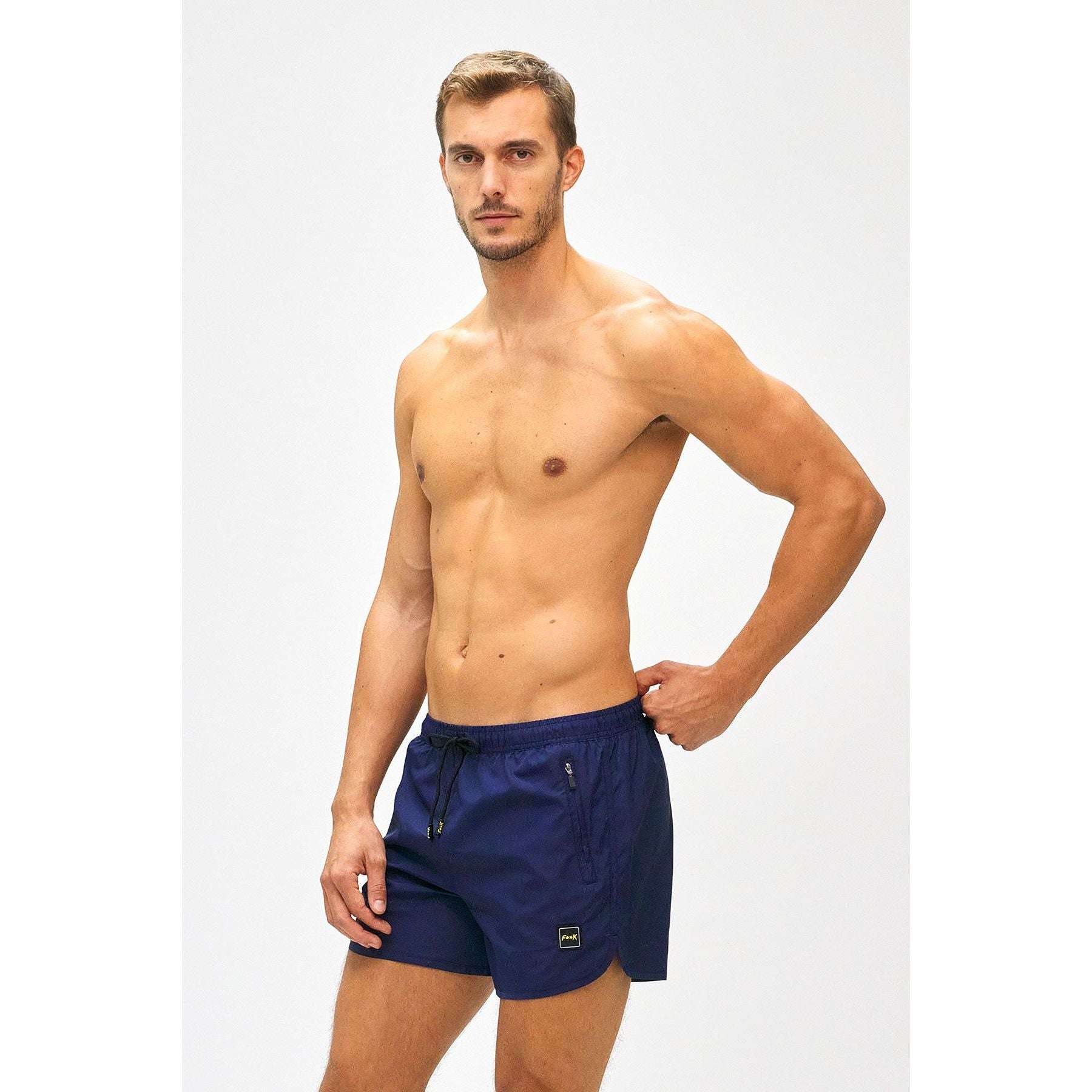 F**k Costume da Uomo Short con Zip Laterali colore Blu Collezione