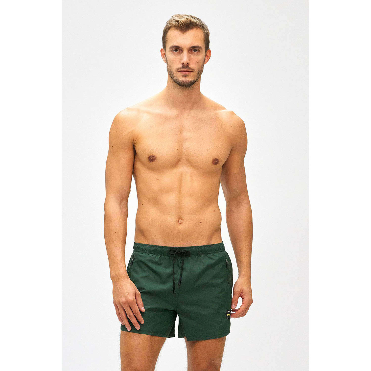 F**k Costume da Uomo Short con Zip Laterali colore Verde Collezione