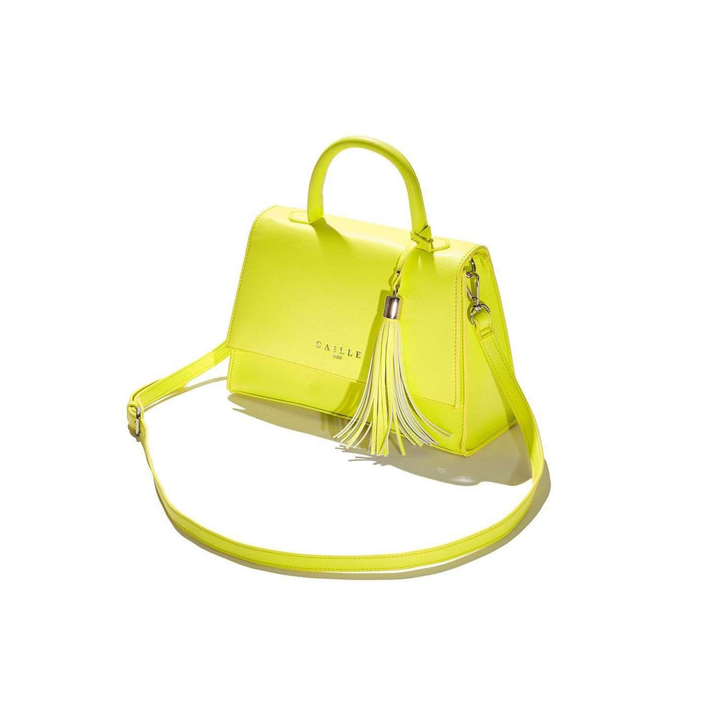 Gaelle Donna Borsa Shoulder Strap Giallo Fluo GBDP4061