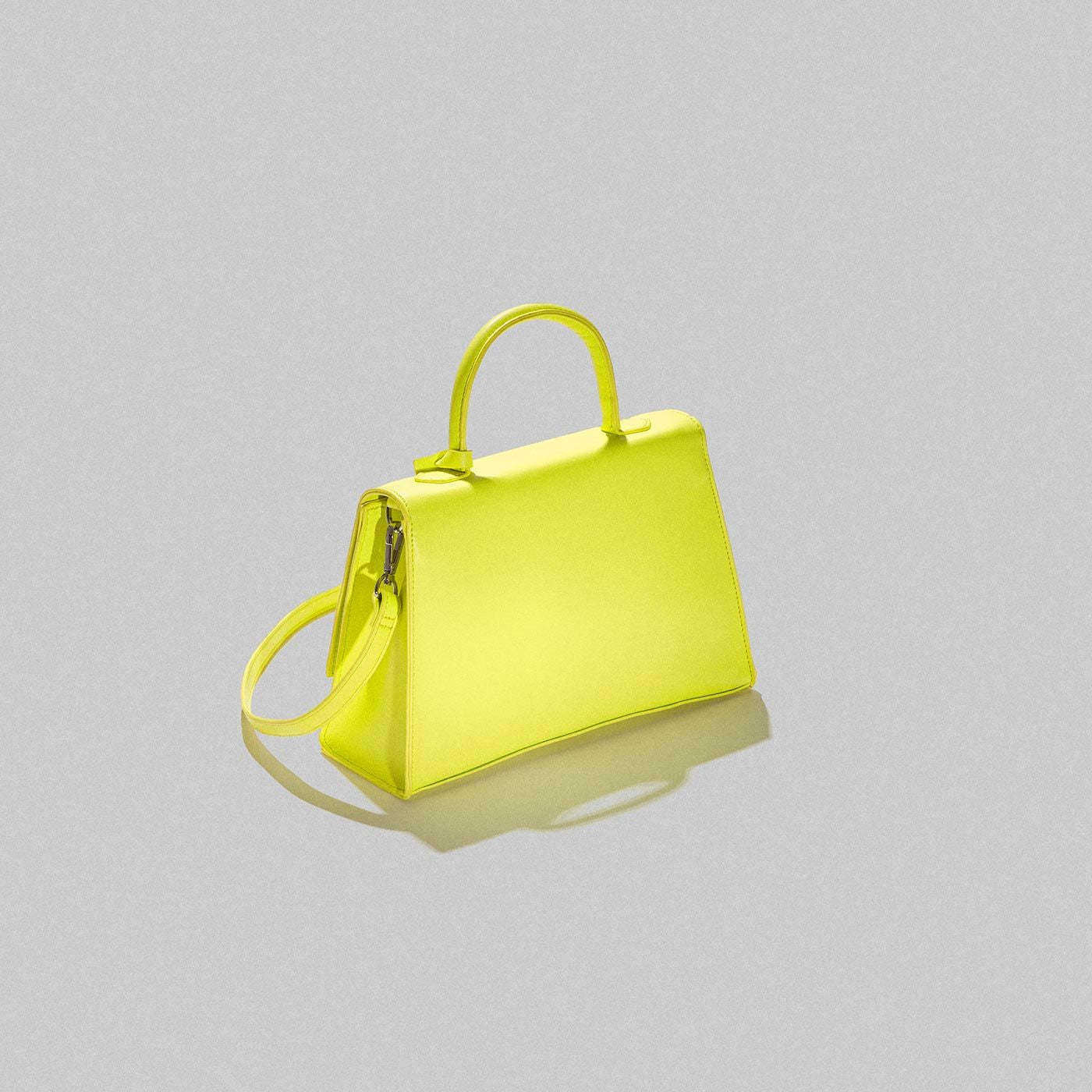 Gaelle Donna Borsa Shoulder Strap Giallo Fluo GBDP4061