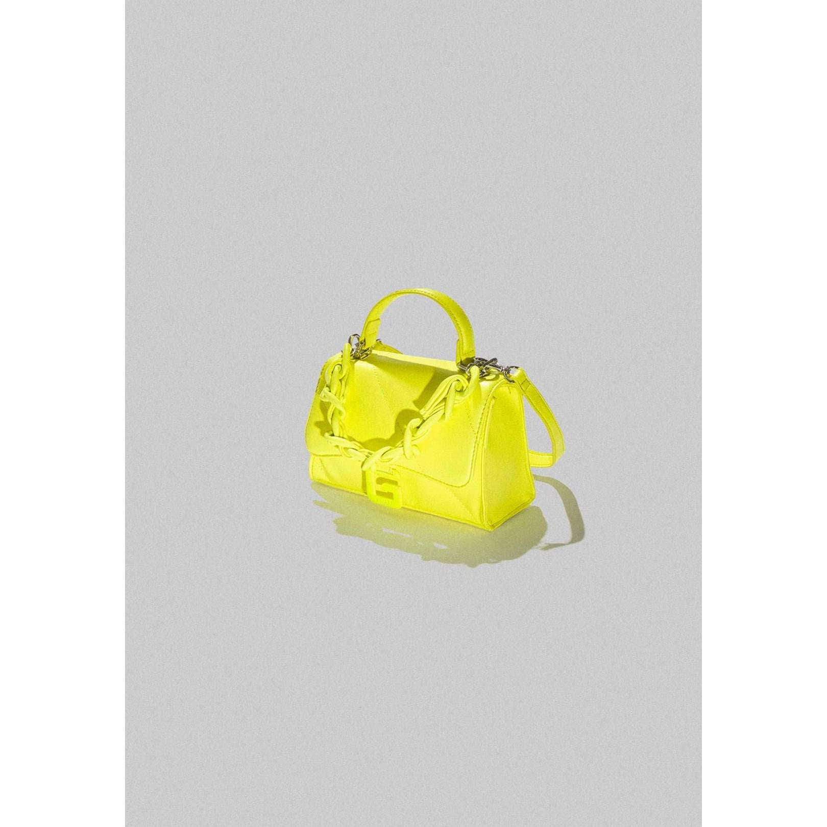 Gaelle Donna Borsa Shoulder Strap Giallo Fluo GBDP4163