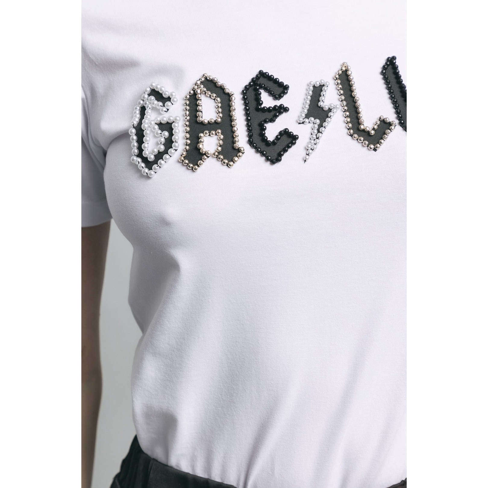Gaelle Donna T-shirt Logo Saetta GBDP17018