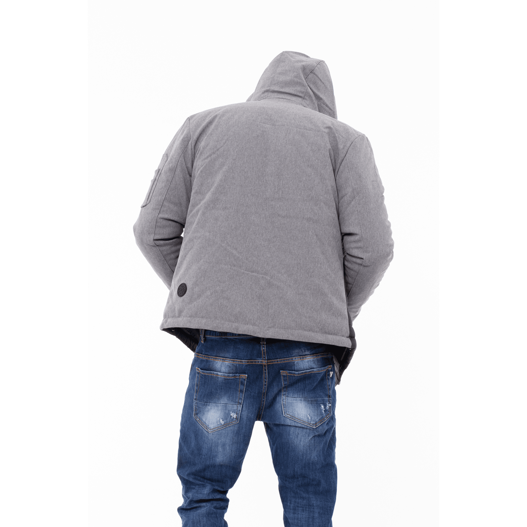 Gold Rush Uomo Giubbino Gore Imbottito Con Cappuccio Hooded Winter Jacket