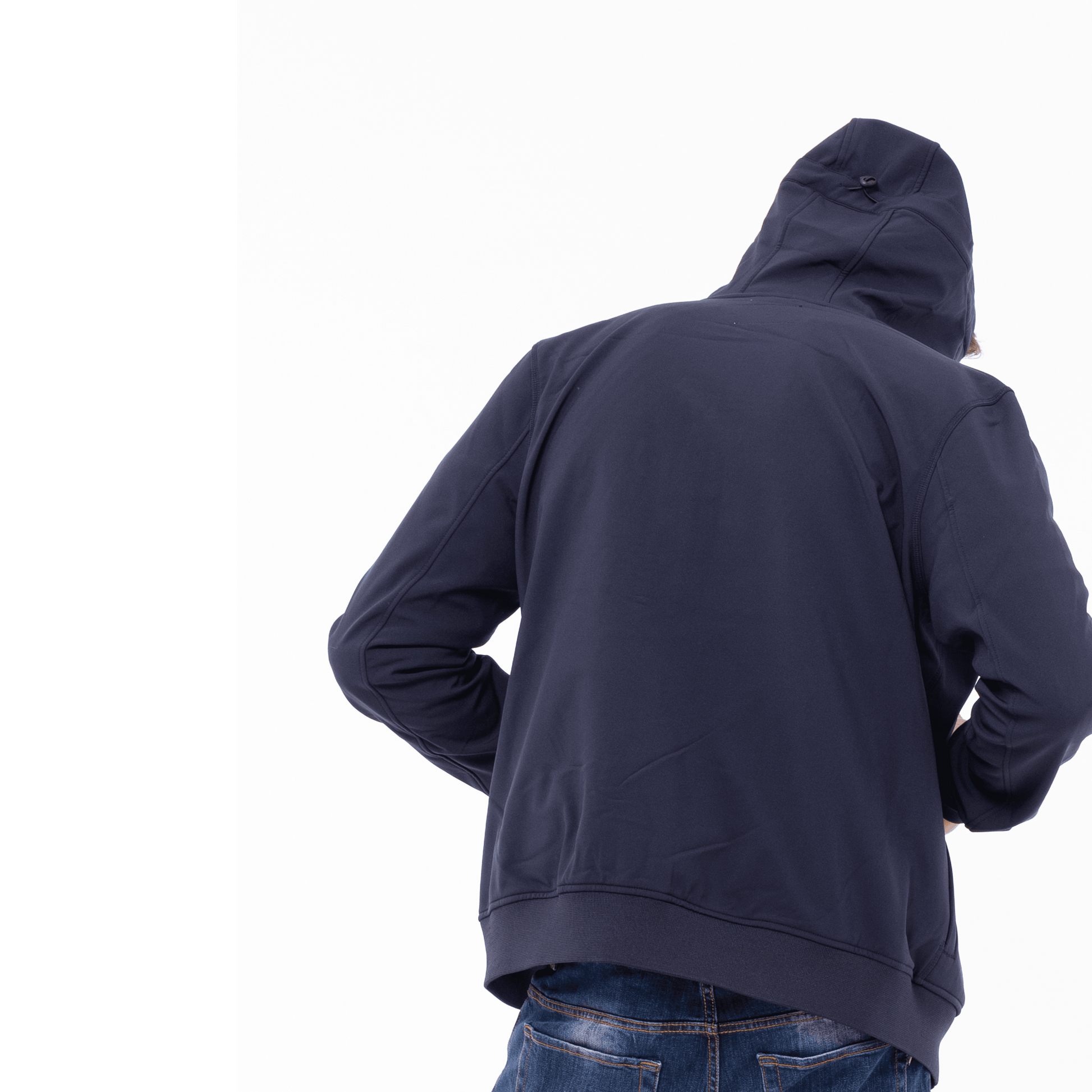 Gold Rush Uomo Giubbino New Gasoline Con Cappuccio Hooded Winter Jacket Blue