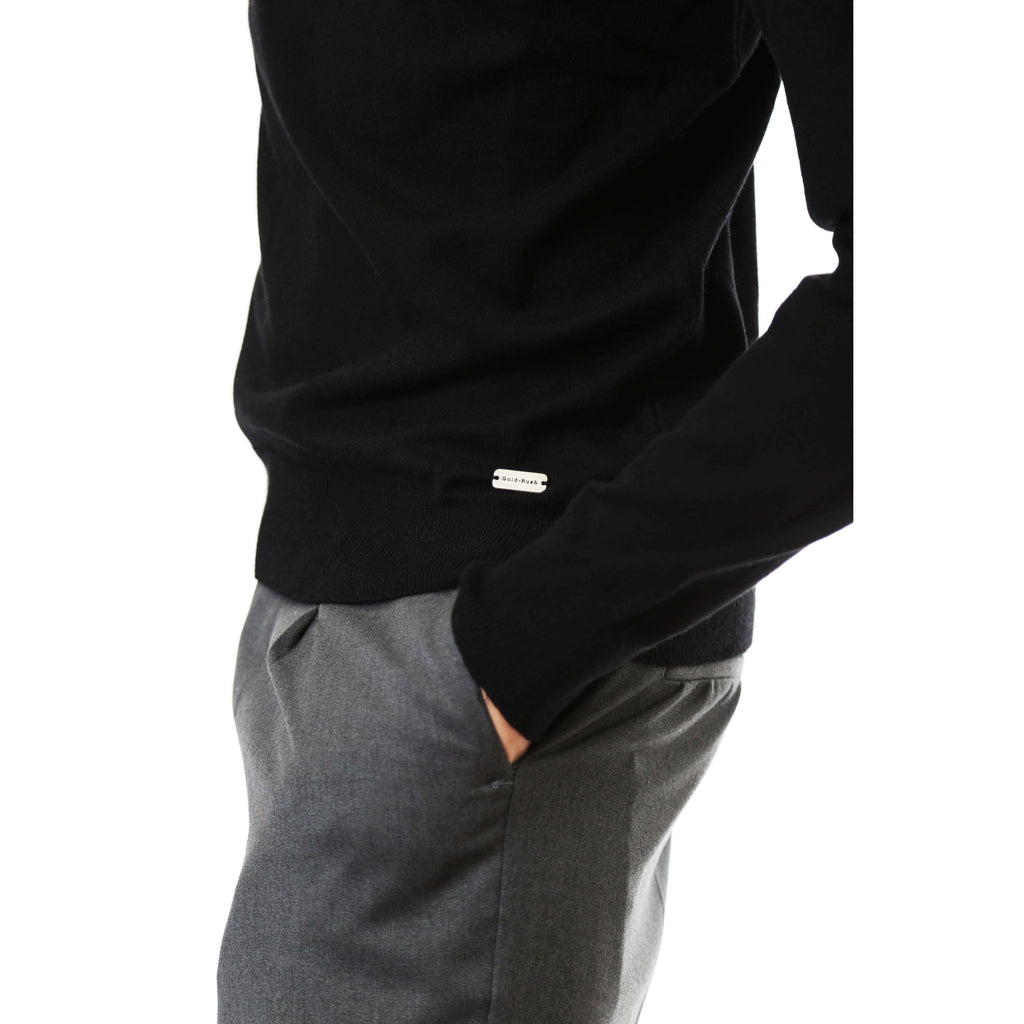 Gold Rush Uomo Maglia Pullover Amos Collo Alto High Neck Black