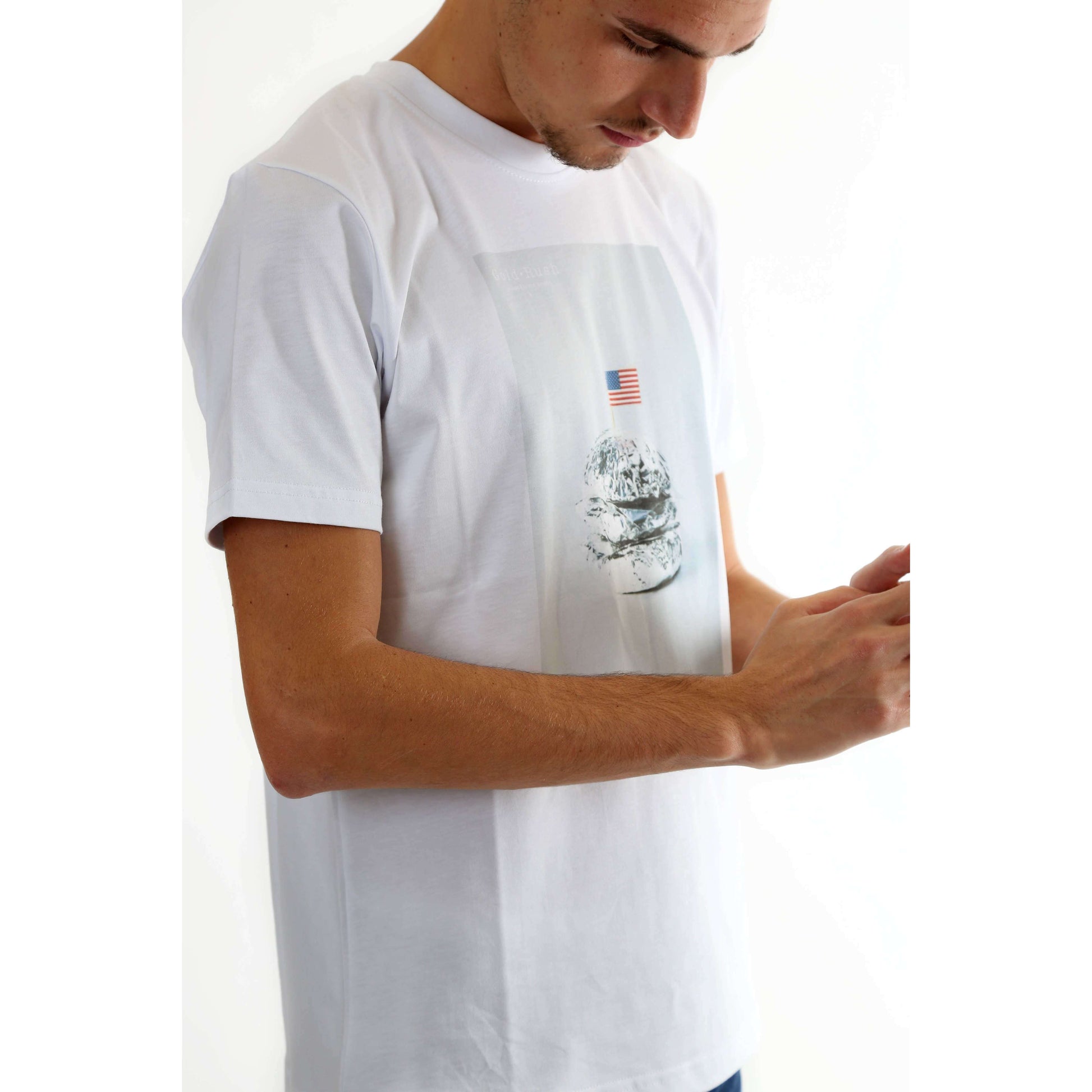 Gold Rush Uomo T-Shirt American Twist White
