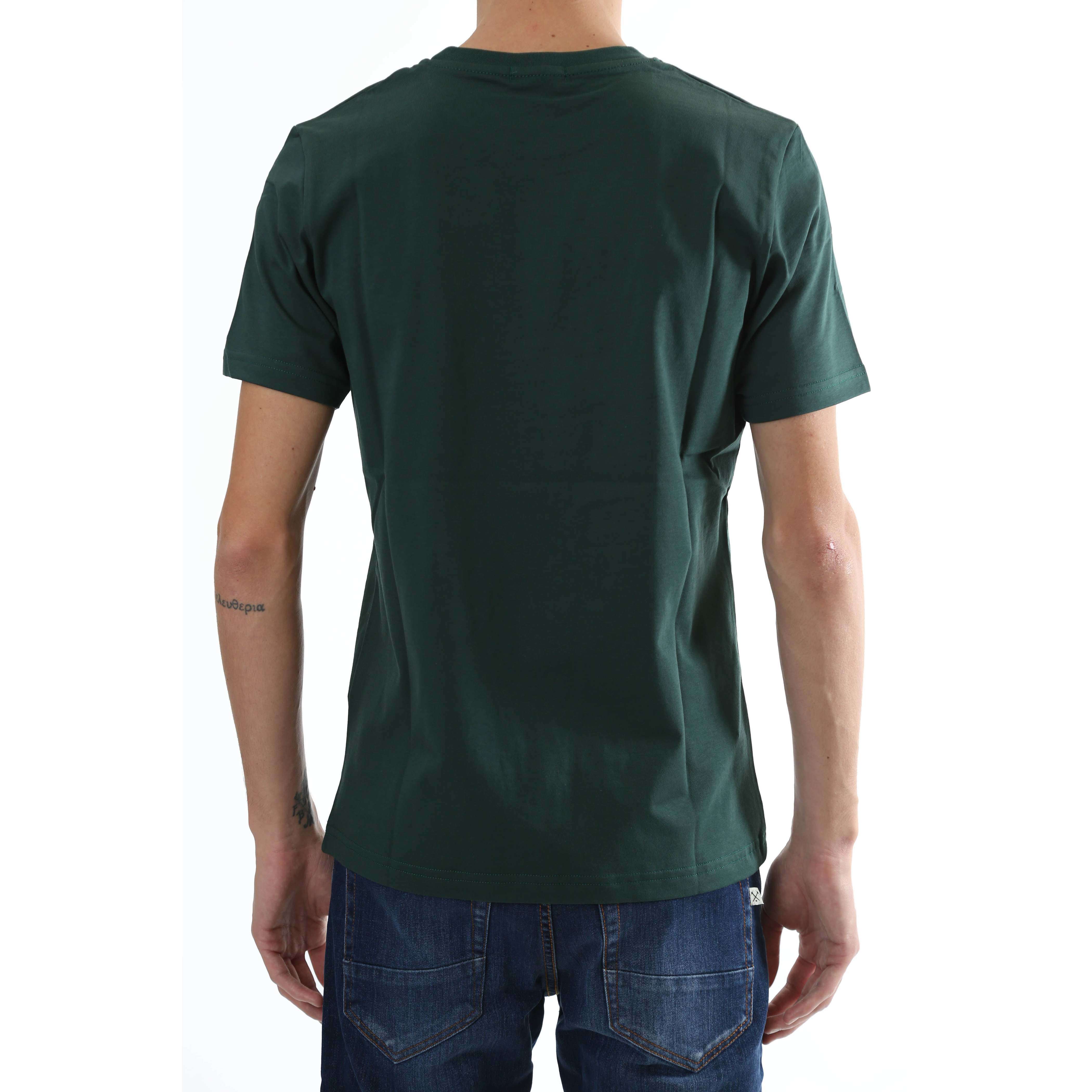 Gold Rush Uomo T-Shirt Stampa Forest Green