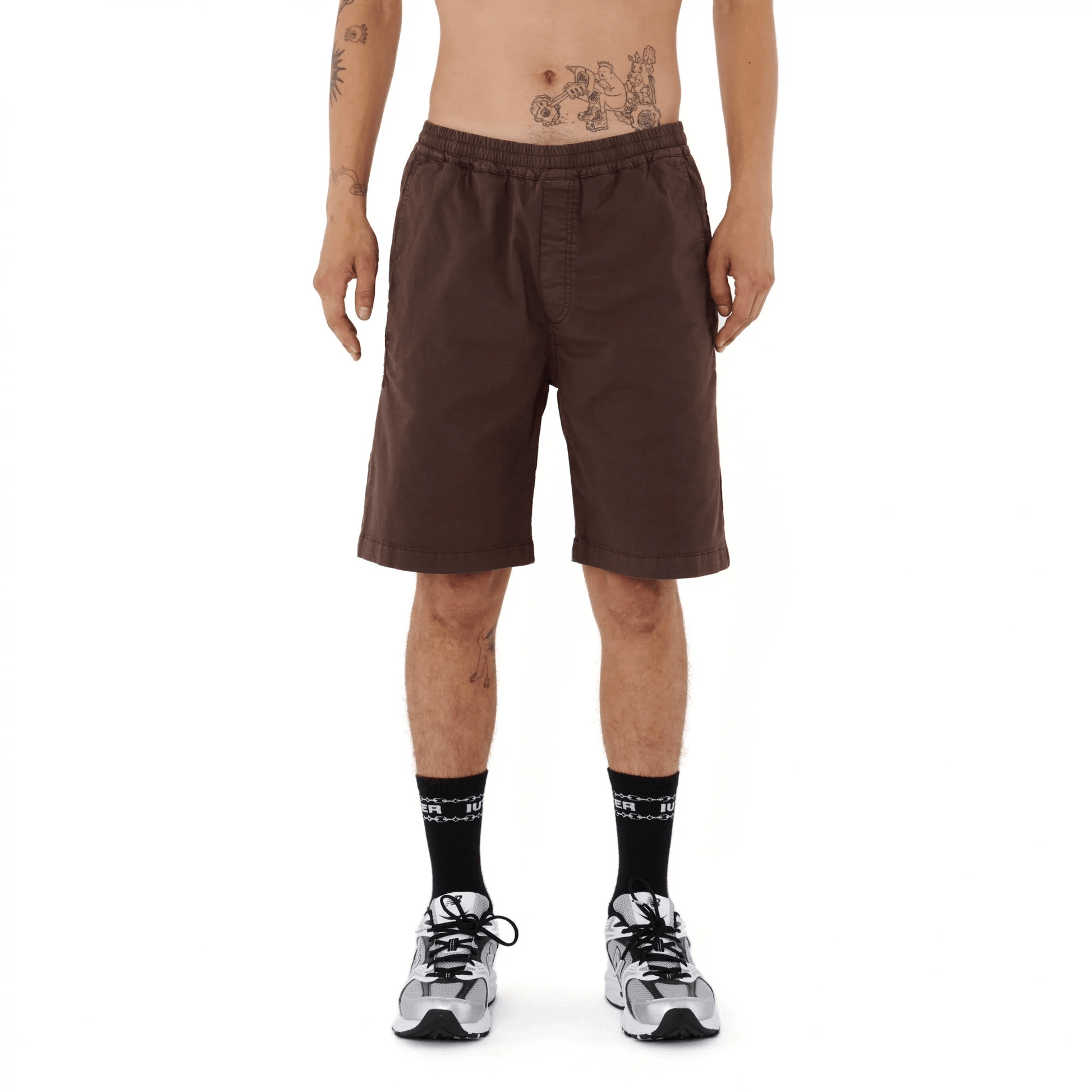 Iuter Uomo Short Jogger Marroni 23SIJS01