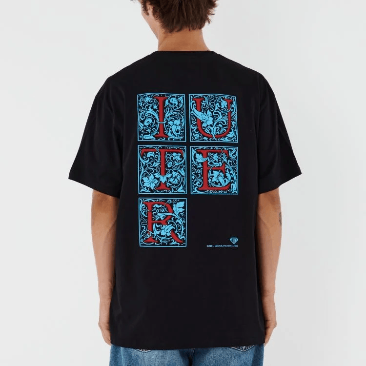 Iuter Uomo T-shirt Mediolanum Tee Nera 23SITS31