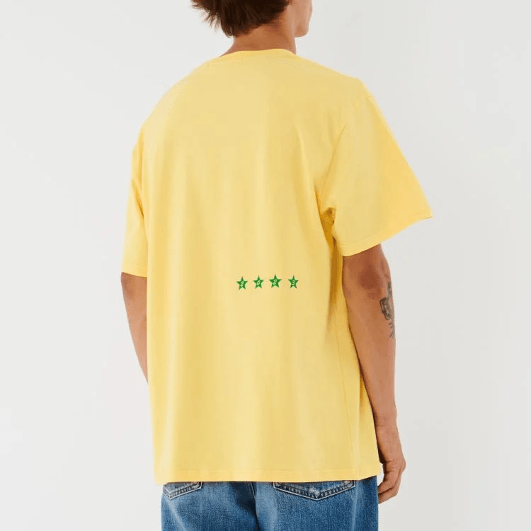 Iuter Uomo T-shirt Welcome Gialla 23SITS24