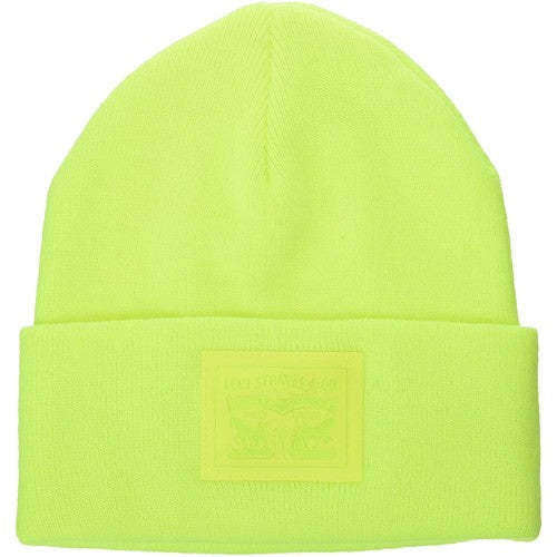 Levi's Cappello Lana Beanie Toppa Classic Lemon Green