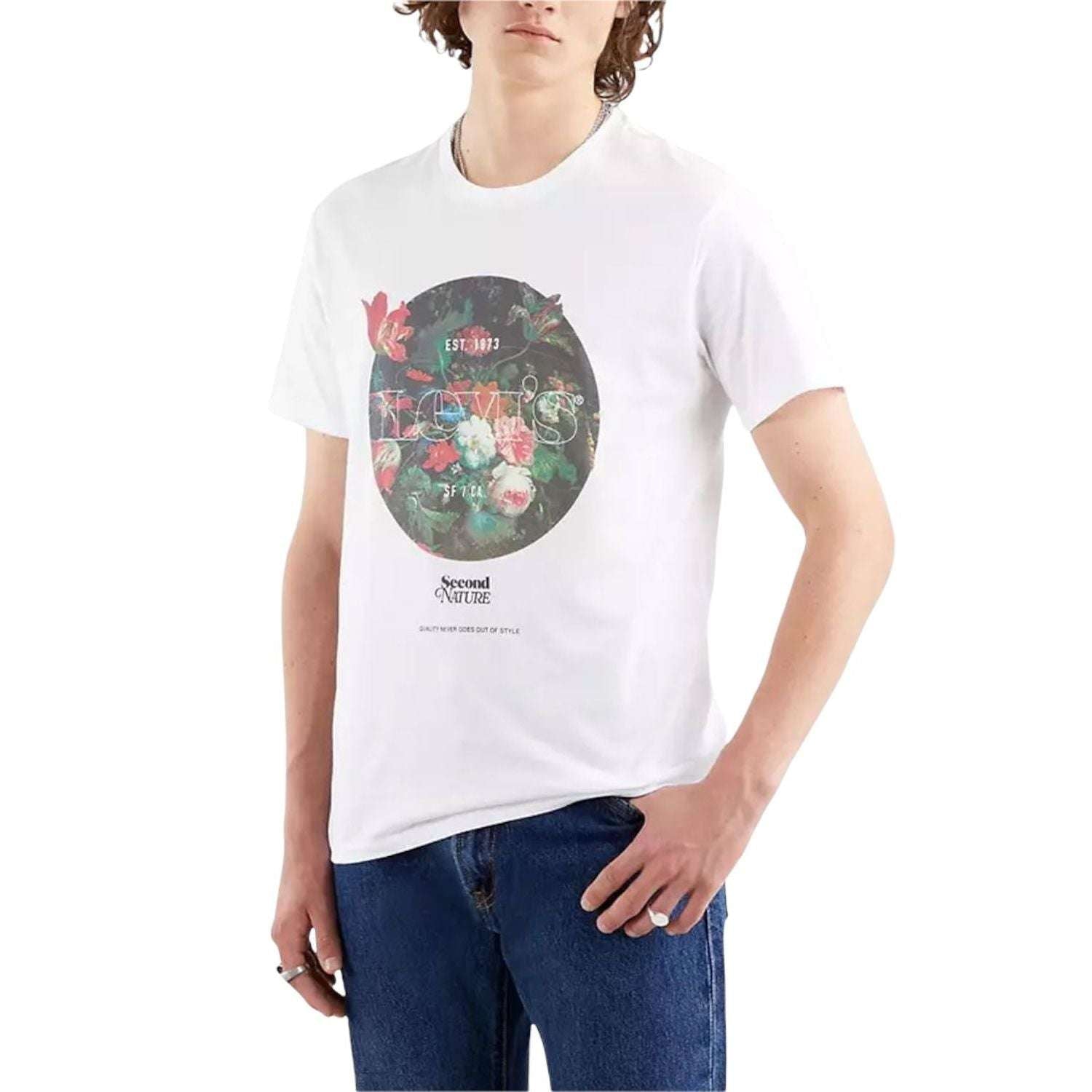 LEVI'S t-shirt graphic crewneck tee uomo