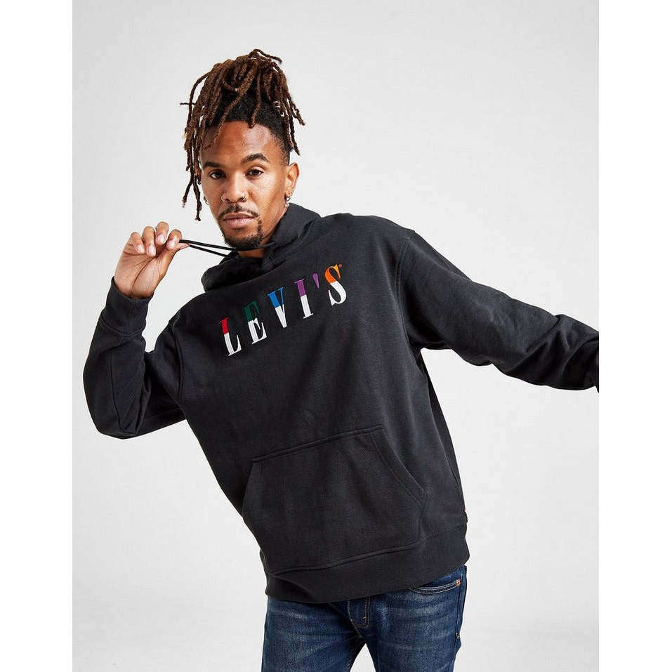 Levi's Uomo Felpa Manica Lunga Hooded Sweatshirt Con Cappuccio Graphic Sport