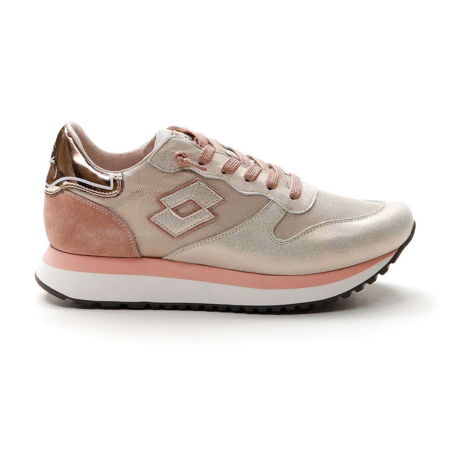 Lotto Donna Scarpe Sportive Wedge Metal W Sneakers Pink