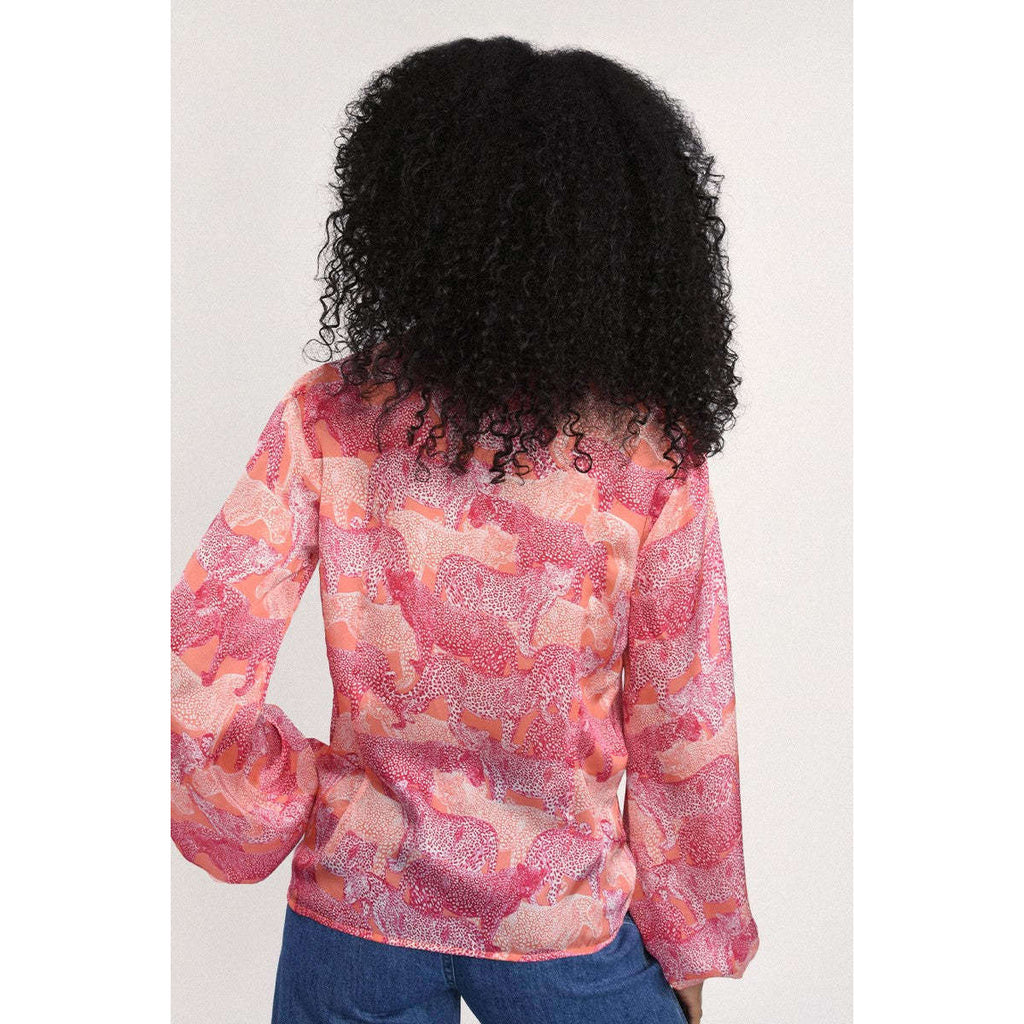 Molly Bracken Donna Camicia Stampa Rosa RR130ABE