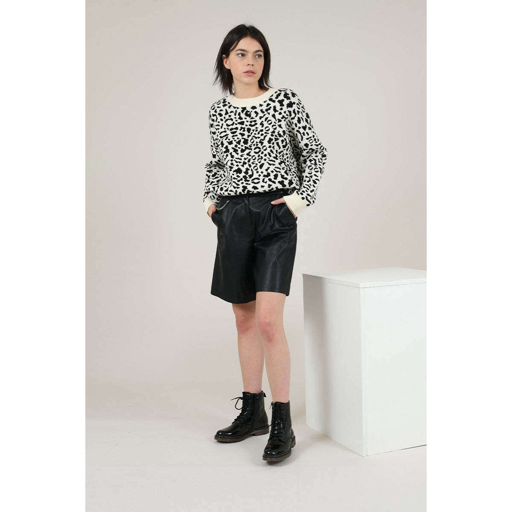 Molly Bracken Donna Short Eco Pelle Faux Leather Scampanati