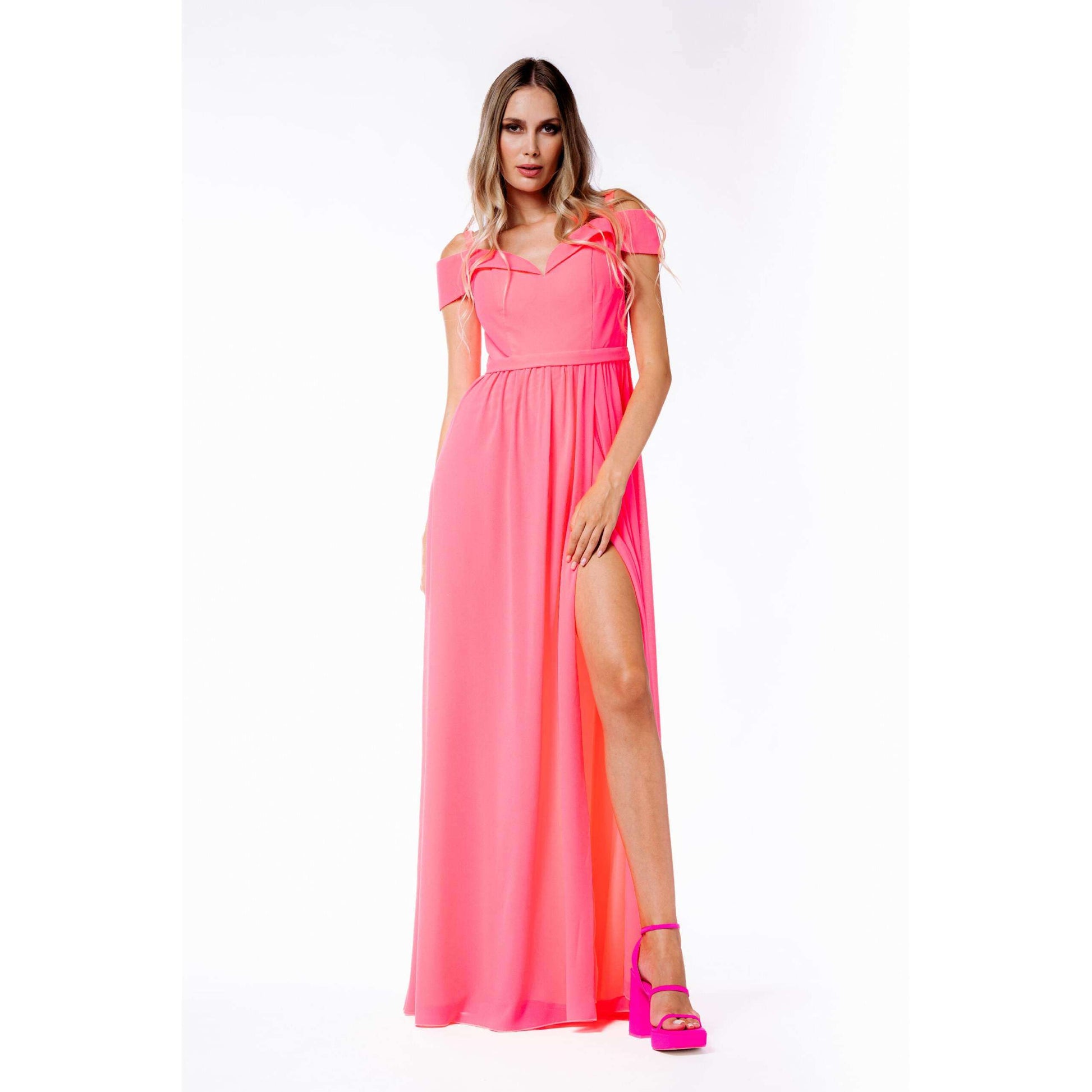 No Secret Donna Abito Lungo Resort ROSA BUBBLE 231NS183