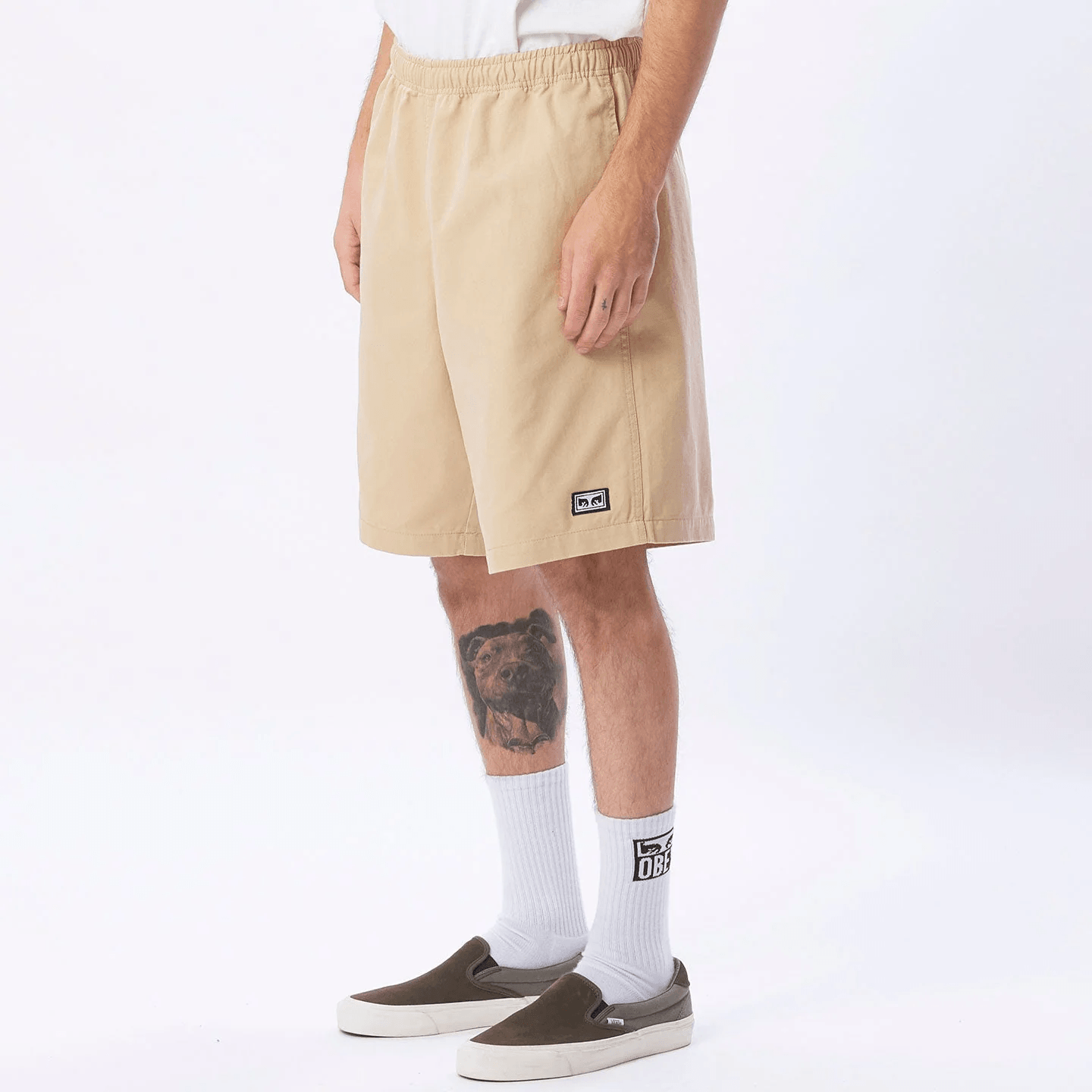 Obey Uomo Short Easy Relaxed Twill Crema22MC0000090
