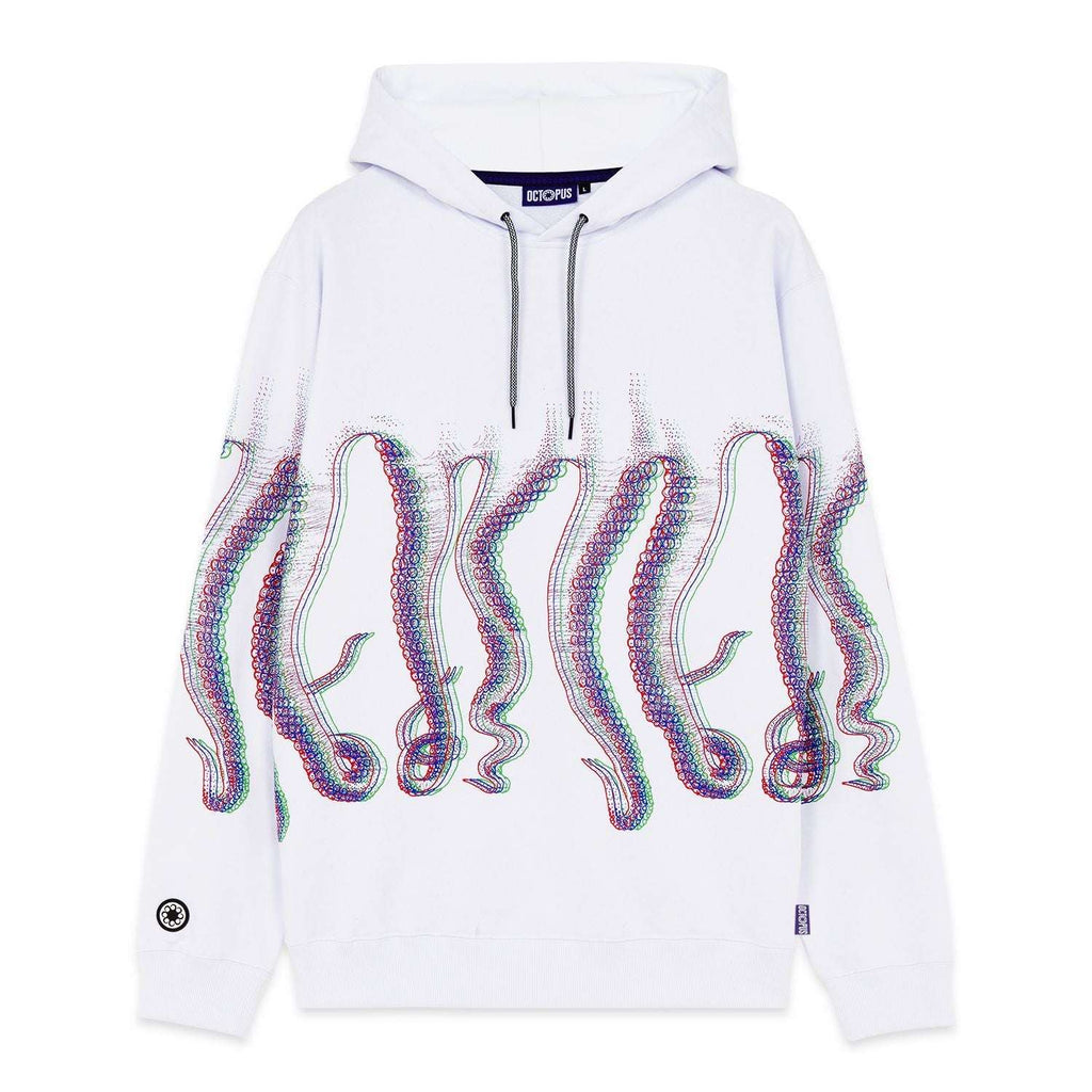 Octopus Uomo Felpa Fuzzy Bianca 23SOSH35