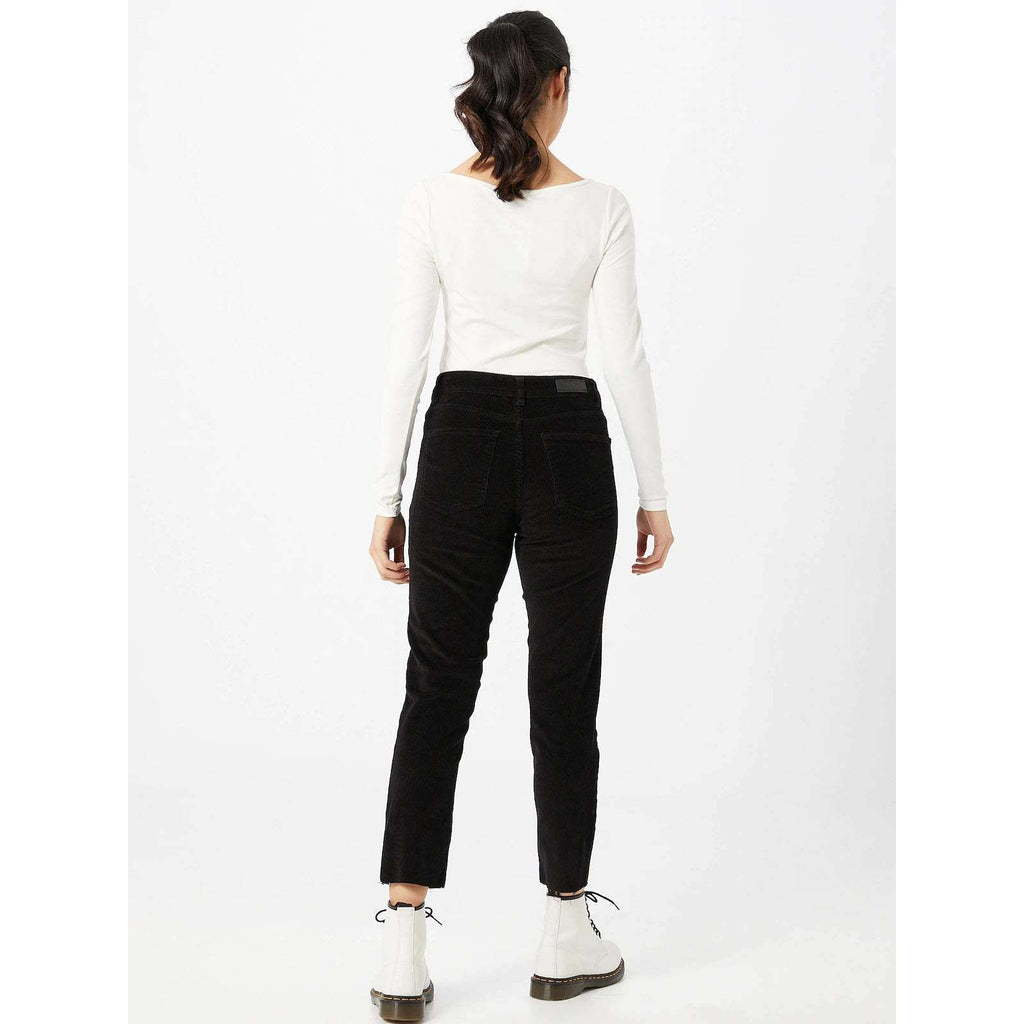 Only Donna Pantalone Velluto Velour Emily Black