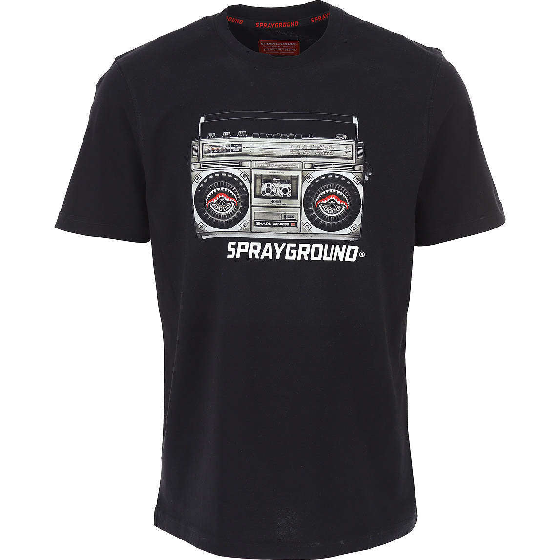 Sprayground Uomo T-shirt Stereo SP156BLK