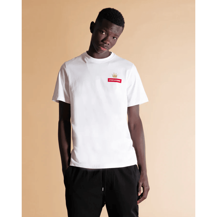 Sprayground Uomo T-shirt Stromane Jump SP291WHT