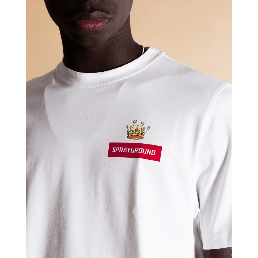 Sprayground Uomo T-shirt Stromane Jump SP291WHT