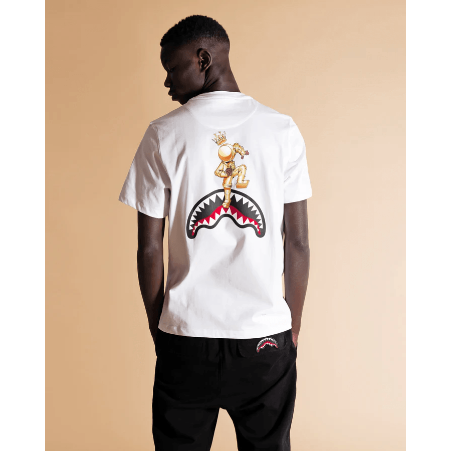 Sprayground Uomo T-shirt Stromane Jump SP291WHT