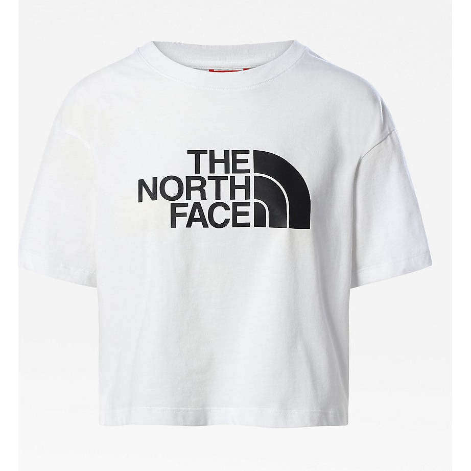 The North Face Donna T-shirt Cropped Bianca NF0A4T1RFN41