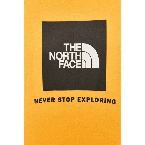 The North Face Uomo T-Shirt Logo Stampato Mountain Yellow