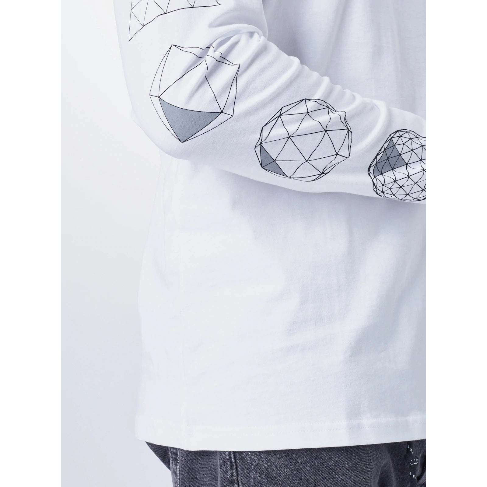 The North Face Uomo T-Shirt Manica  Geotrude White