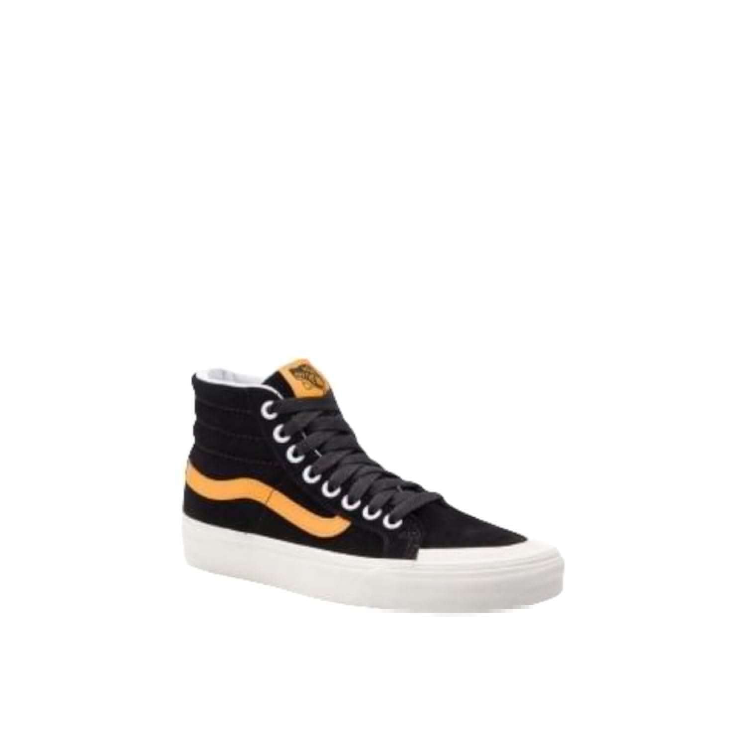 Vans Uomo Scarpe Sneakers Vintage Sk8-Hi Lite Suede Black/Orange
