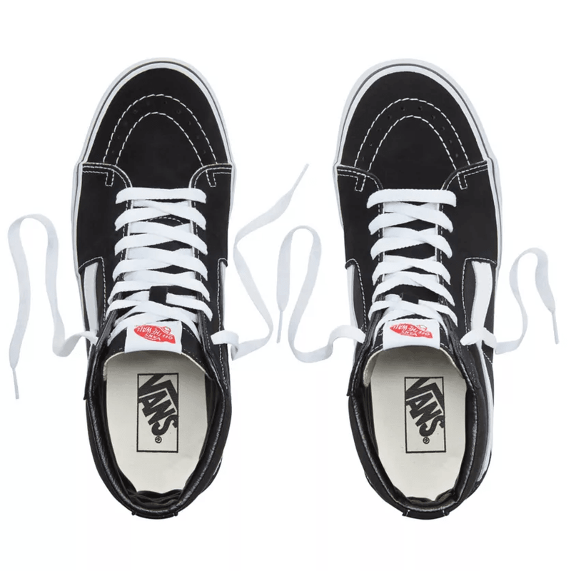 Vans Uomo Scarpe Sneakers Vintage Sk8-Hi Lite Suede Black/White