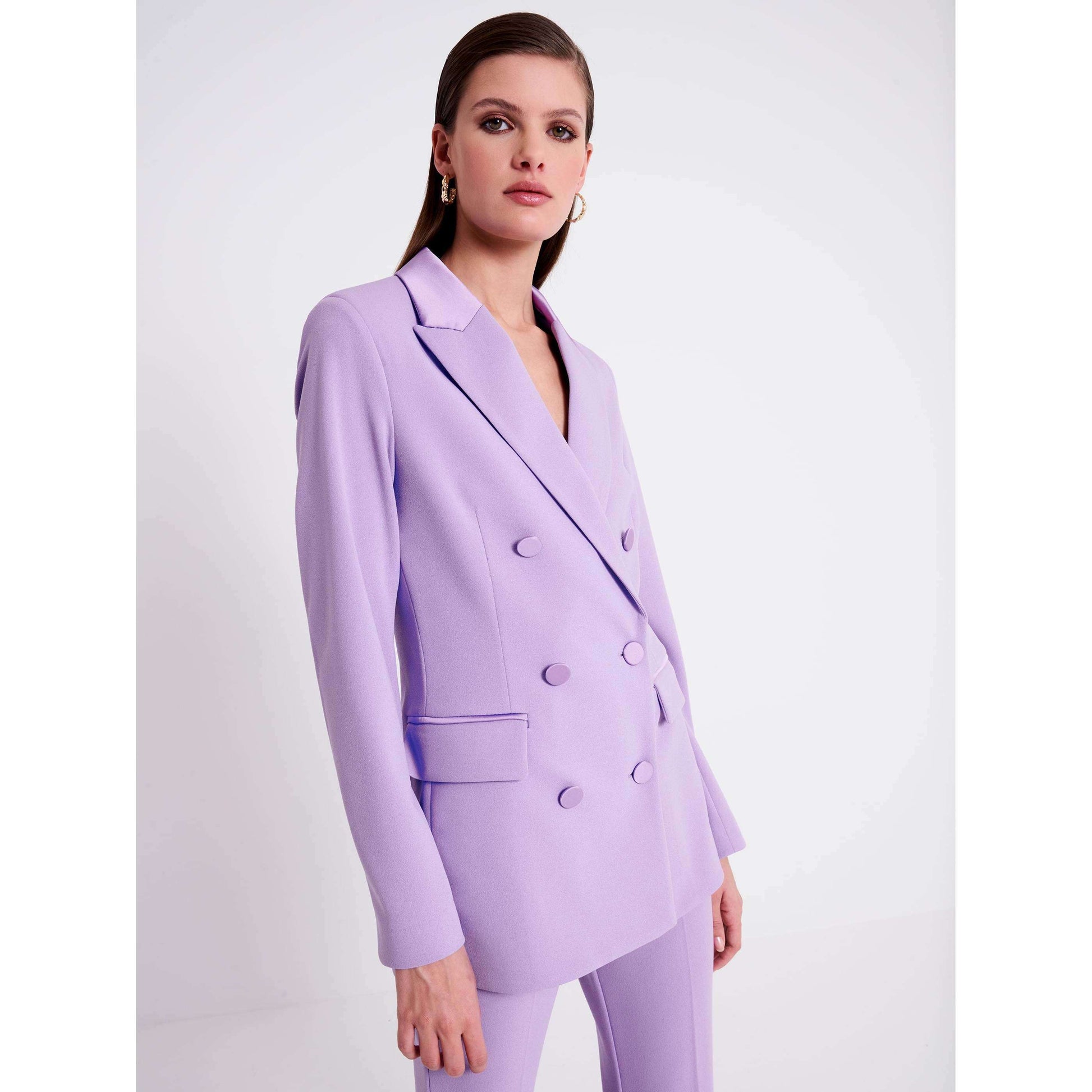 Vicolo Donna Giacca Blazer Glicine TE0042