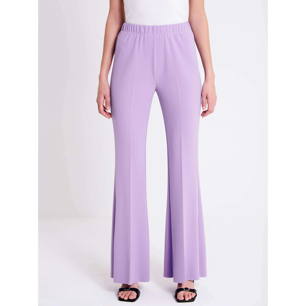 Vicolo Donna Pantalone Leggins a Zampa Glicine TE0043