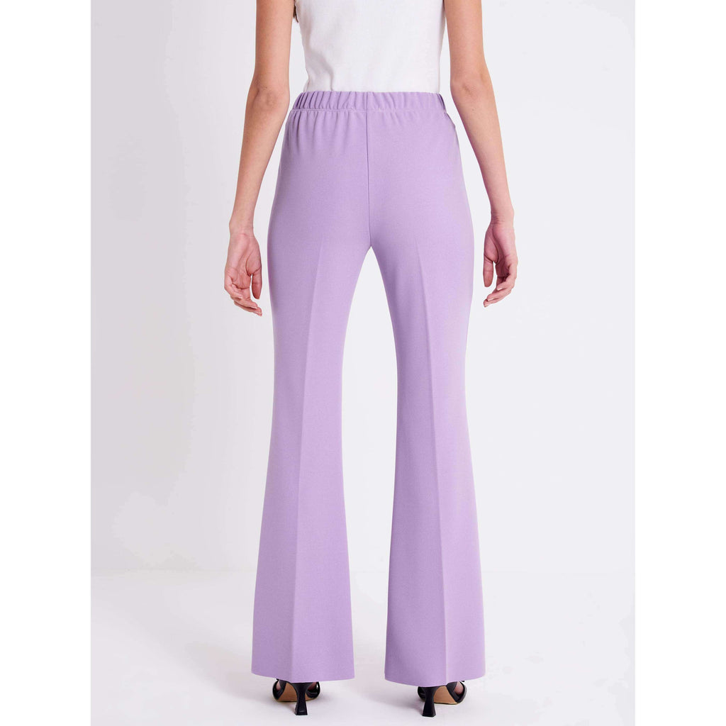 Vicolo Donna Pantalone Leggins a Zampa Glicine TE0043