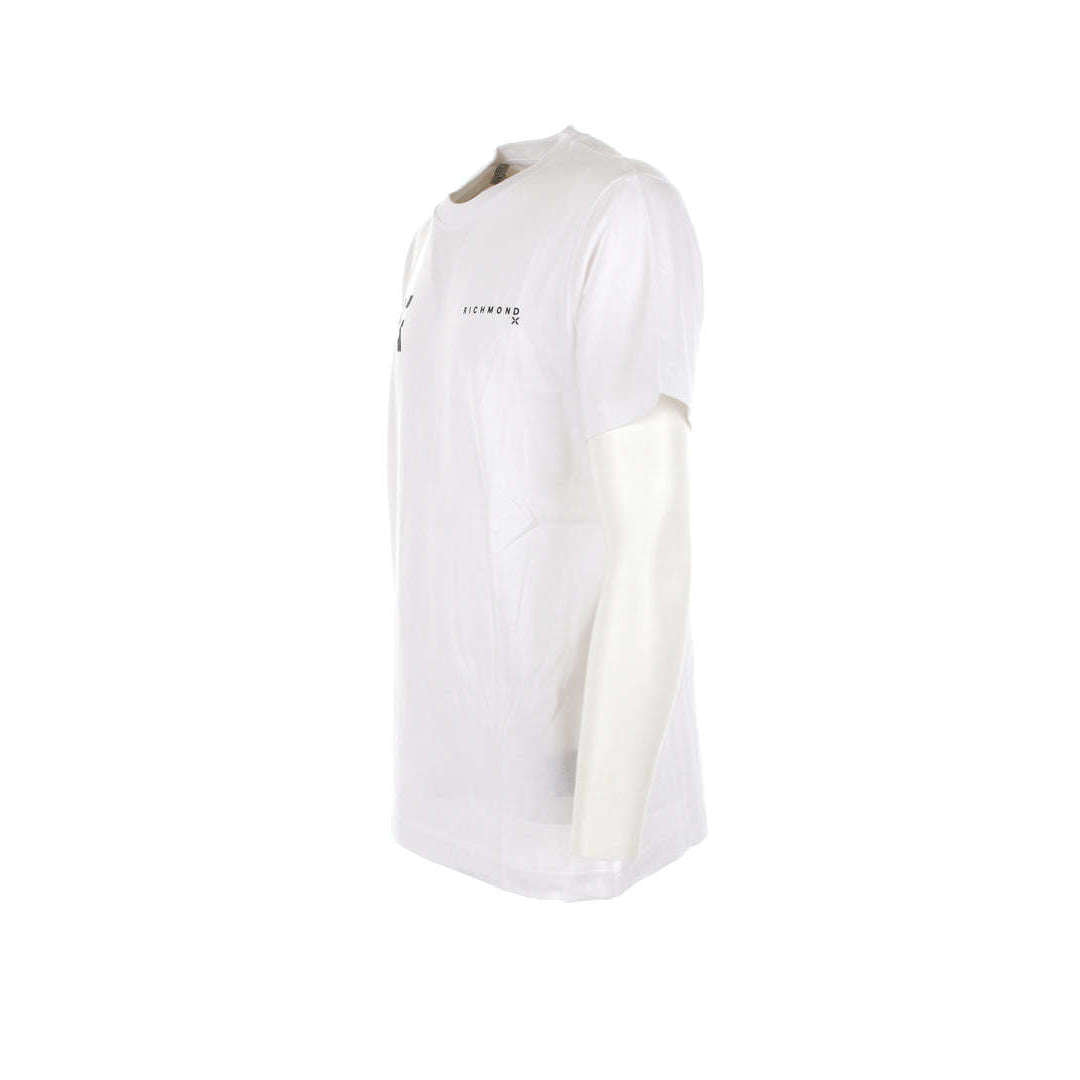 Richmond uomo T-shirt Radeer Bianca  UMP23021TSOF