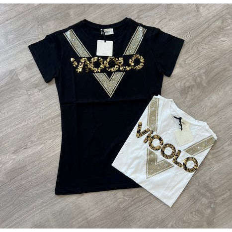 Vicolo Donna T-shirt NERA V RE0048