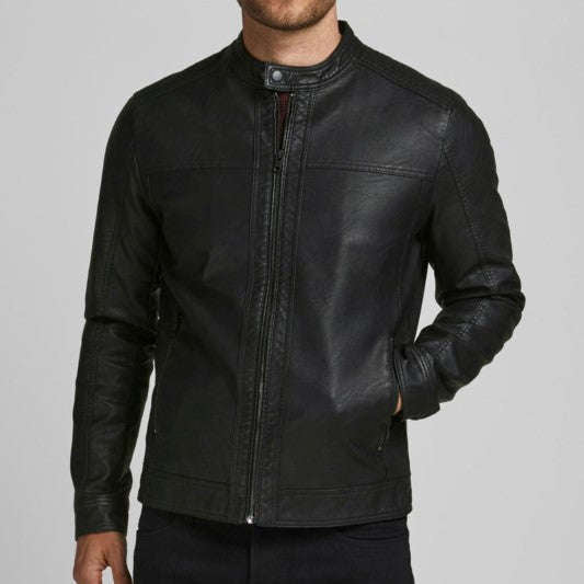 Jack & Jones Uomo Giubbino Warner Noos Nero 12182461