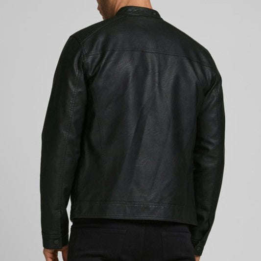 Jack & Jones Uomo Giubbino Warner Noos Nero 12182461