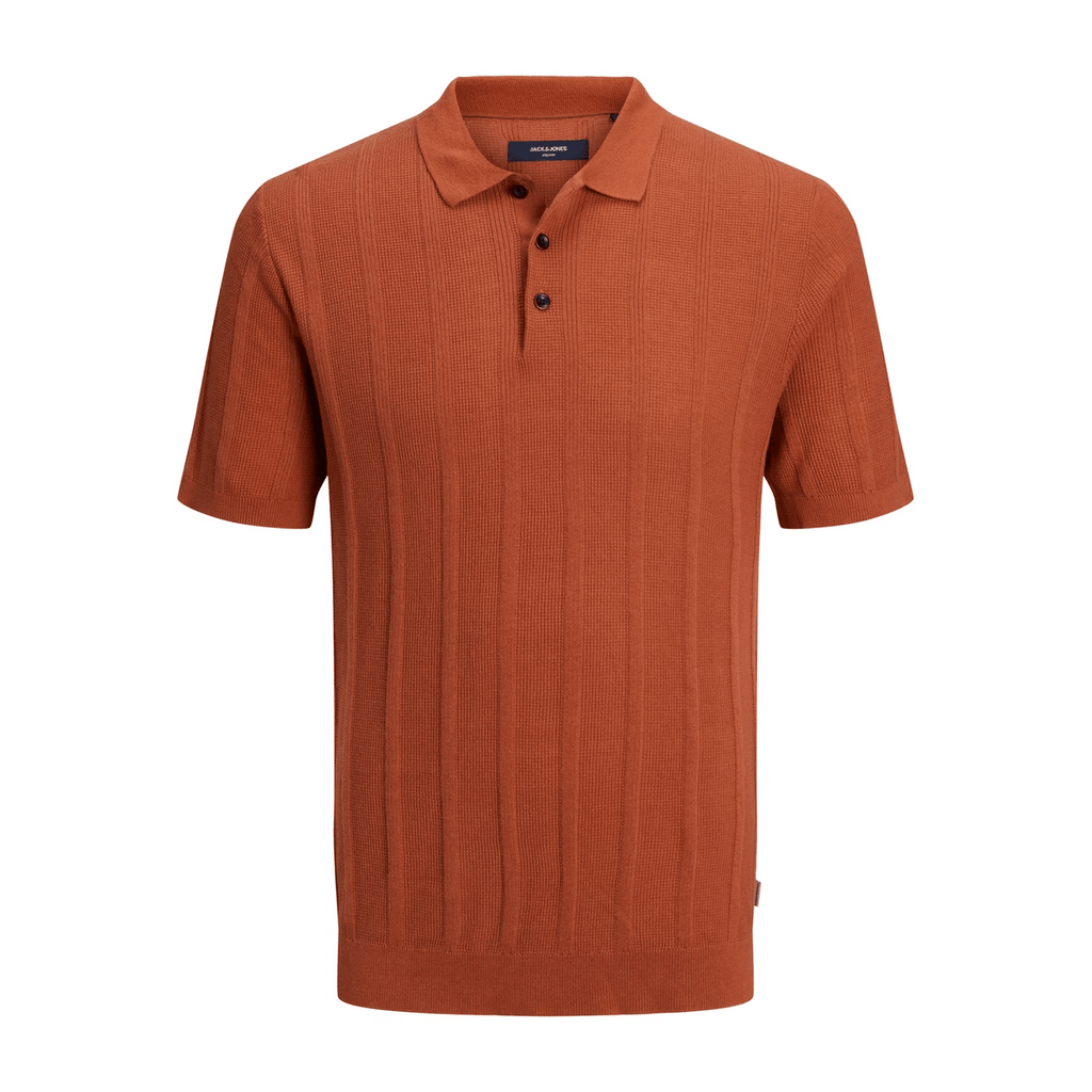Jack & Jones Uomo Polo Bludean Ambra 12236143