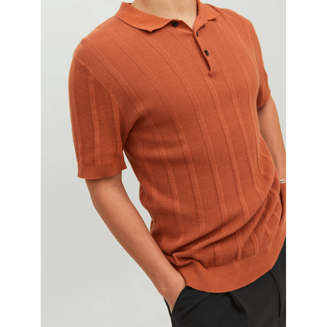 Jack & Jones Uomo Polo Bludean Ambra 12236143