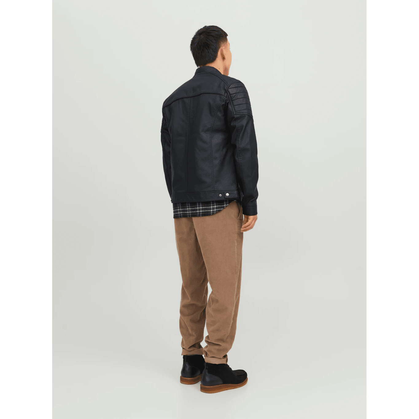 Jack & Jones Uomo Giubbino Biker  Nera12147218