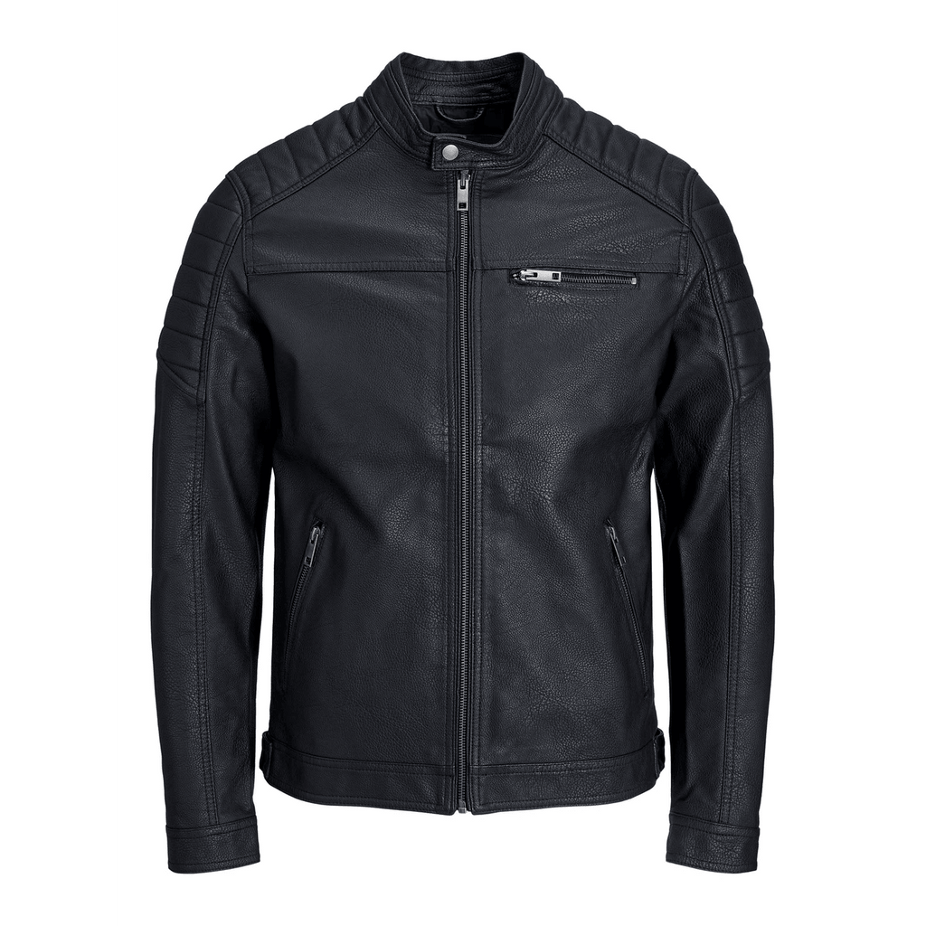Jack & Jones Uomo Giubbino Biker  Nera12147218
